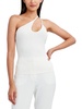 womens asymmetrical ribbed cami