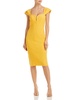 womens stretch cap sleeve bodycon dress