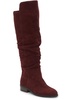 calypsow womens suede tall knee-high boots