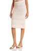 kirana womens crochet knee-length pencil skirt