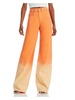 womens high rise ombre wide leg jeans