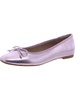 glee womens leather ballet flats