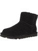 alyssa wide womens suede pull on winter & snow boots