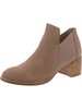 bayo womens leather pointed toe booties