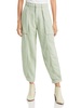 womens linen blend high rise ankle pants