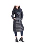 womens quilted long puffer jacket