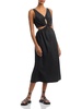 dione womens cut-out cotton maxi dress