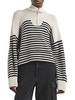 pierce womens cashmere striped pullover sweater