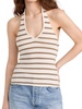 julien halter top in ginger stripe