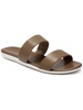 clovis womens metallic slip on pool slides