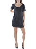 womens shimmer mini t-shirt dress