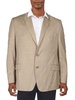 lancaster mens wool blend plaid two-button blazer