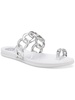 emagenta womens chain toe loop jelly sandals