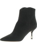 valli  womens pointed toe faux suede booties