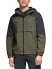 mens colorblock hooded active