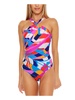 womens reversible printed one-piece swimsuit