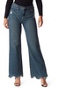 codie womens high rise raw hem wide leg jeans