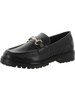 mistor womens patent lugged sole loafers