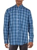 andy mens plaid classic fit button-down shirt