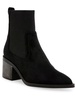 arielle  womens pull on pointed toe booties