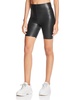 womens faux leather biker casual shorts