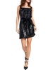 womens sequined mini cocktail and party dress