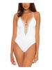 layla 1pc womens embroidered nylon one-piece swimsuit