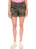 womens camouflage mini cargo shorts