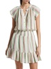 augustine dress in palais stripe