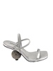 funkadelic sandals in silver