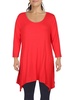 plus makayla womens flowy flattering tunic top