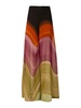 women's benedetto pants in multi abstract wave