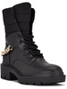 ihad  womens pull on lug sole combat & lace-up boots