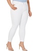 plus womens high rise rolled skinny jeans