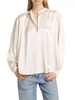 rosie keyhole blouse in ivory