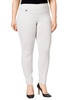 plus womens comfort waist white wash dress pants