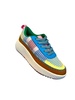 women's willow woven sneaker in blue multi