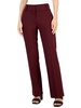 womens high rise slimming straight leg pants