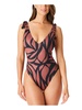 womens animal high-leg one-piece swimsuit