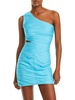 womens ruched mini bodycon dress