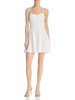 womens sleeveless box pleat mini dress