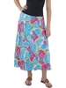 womens flared satin midi skirt