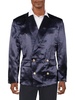 mens satin suit separate double-breasted blazer