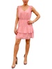 womens tiered polyester mini dress