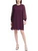 petites womens chiffon shift dress