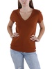 womens cotton v-neck pullover top