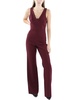 womens v-neck sleeveless jumpsuit