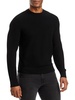 riland mens knit ribbed trim crewneck sweater