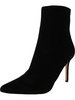 womens suede pointed toe ankle boots