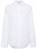 cotton wide sleeve shirt in white